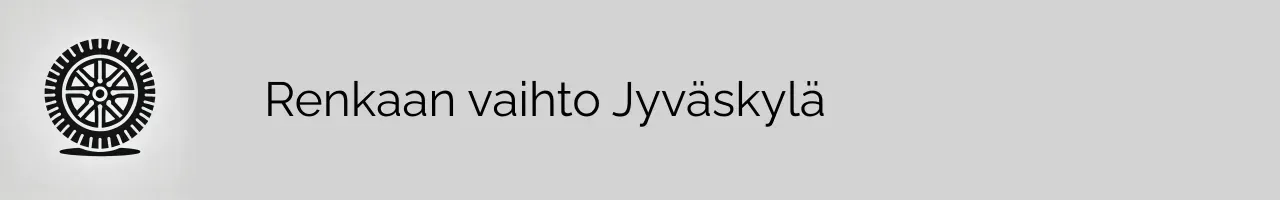 Renkaan vaihto Jyväskylä